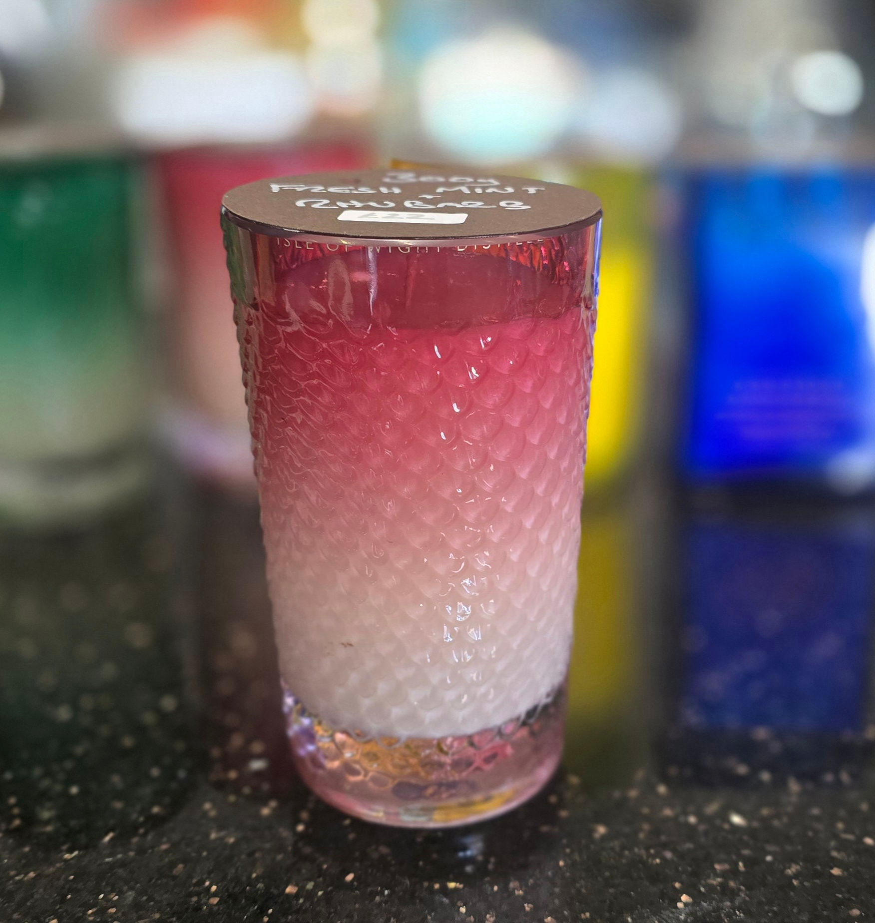 Mermaid pink   /  300g   /  fresh mint and rhubarb 