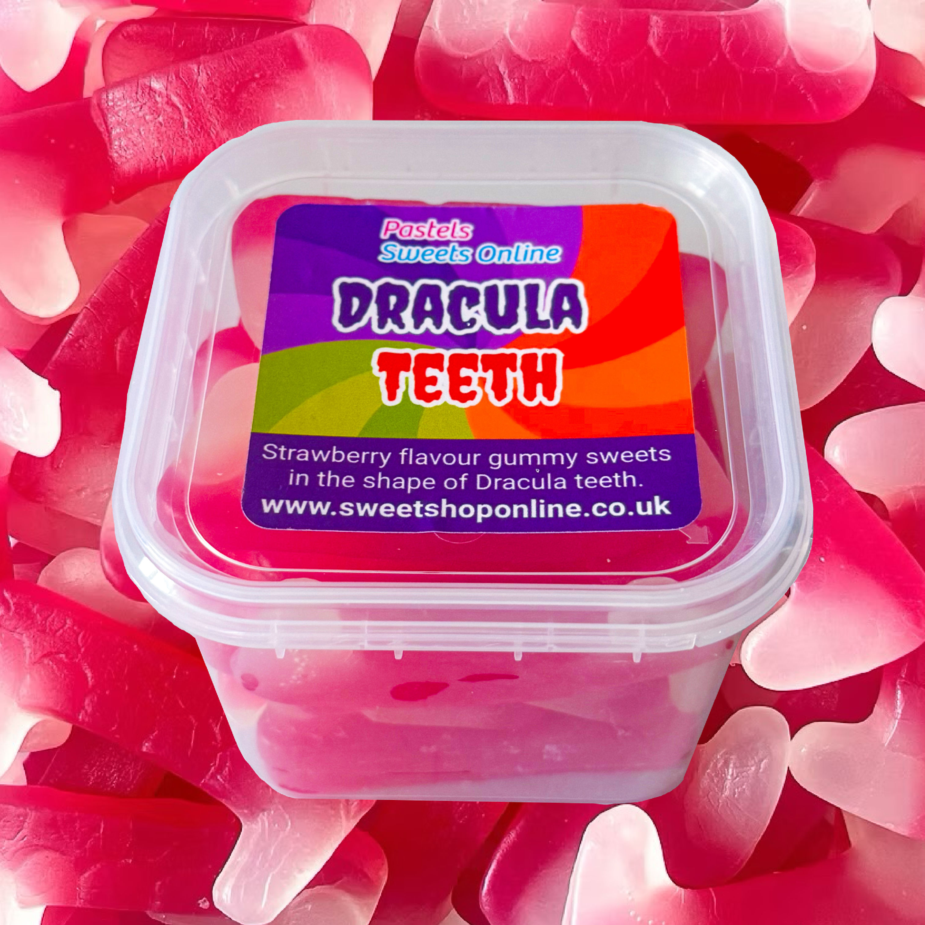 Dracula  Teeth Sweet Tub 250g℮