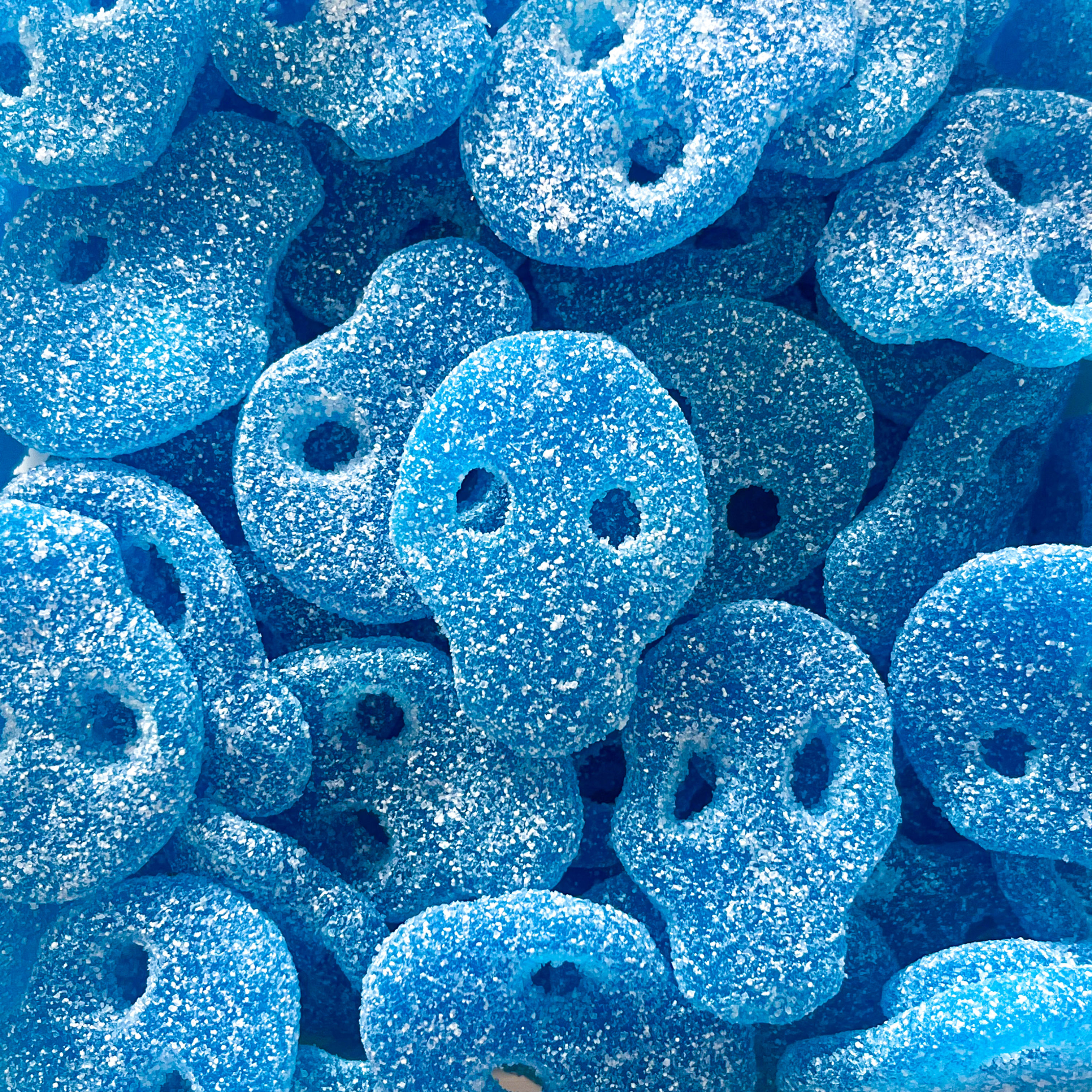 Blue Fizzy Skulls