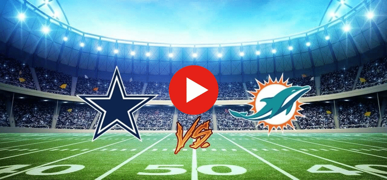 Cowboys vs. Dolphins live online 24 December 2023 Online Mia Global
