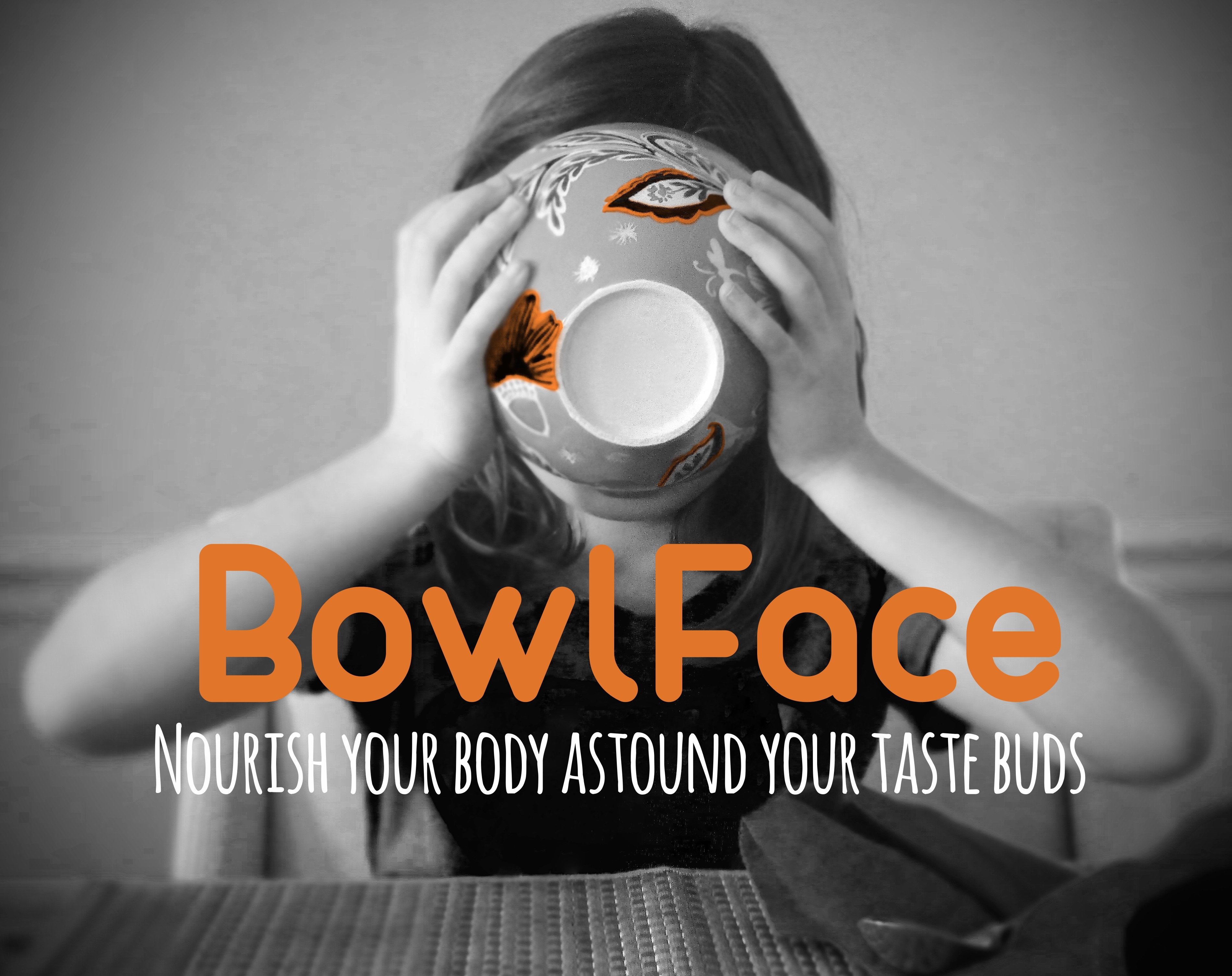 Bowl face , fresh soup