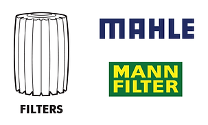 Filters - oil air fuel cabin air Mann Mahle Hengst BMW Mercedes Benz