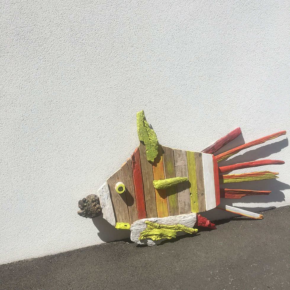 Miniature : Le gros poisson jaune