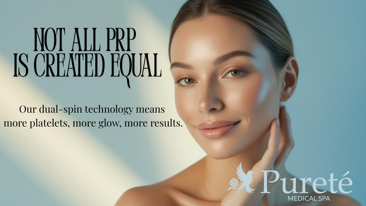 Etobicoke client receiving dual-spin PRP facial at Pureté Medical Spa