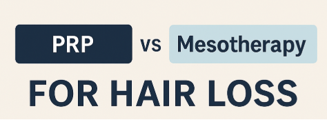PRP vs mesotherapy comparison for hair loss treatment at Etobicoke clinic