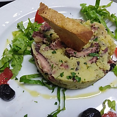 Polpo Tiepido con Patate e Pesto / octopus with potato and pesto