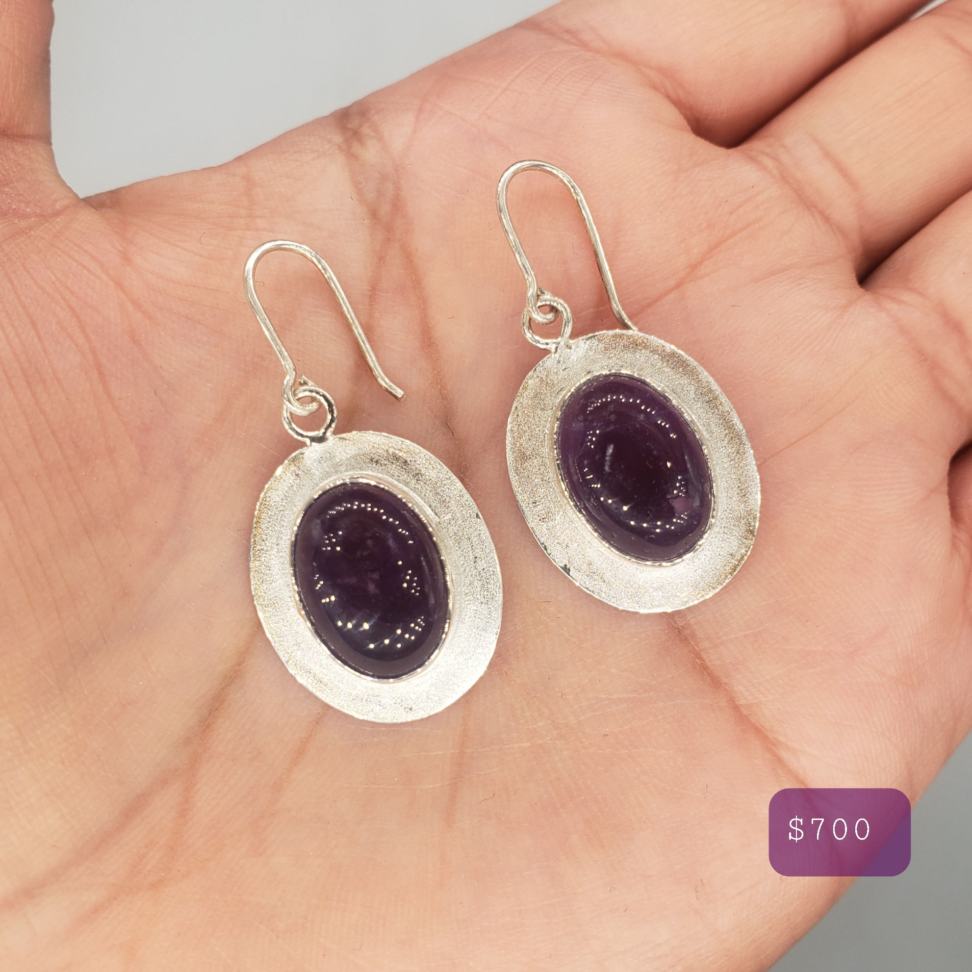 Aretes con Amatista