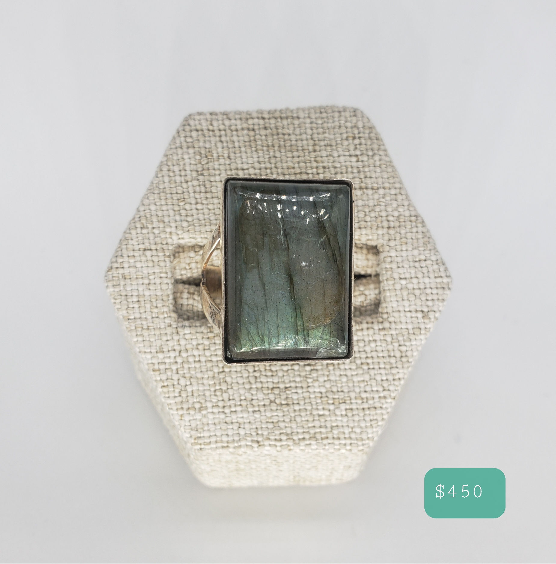 Anillo con Labradorita