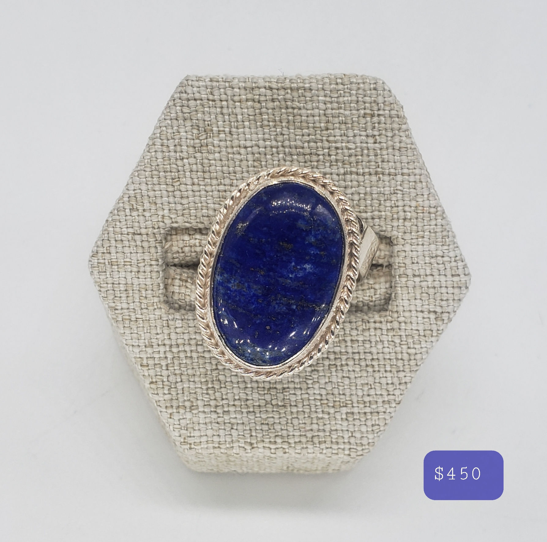 Anillo con Lapislázuli