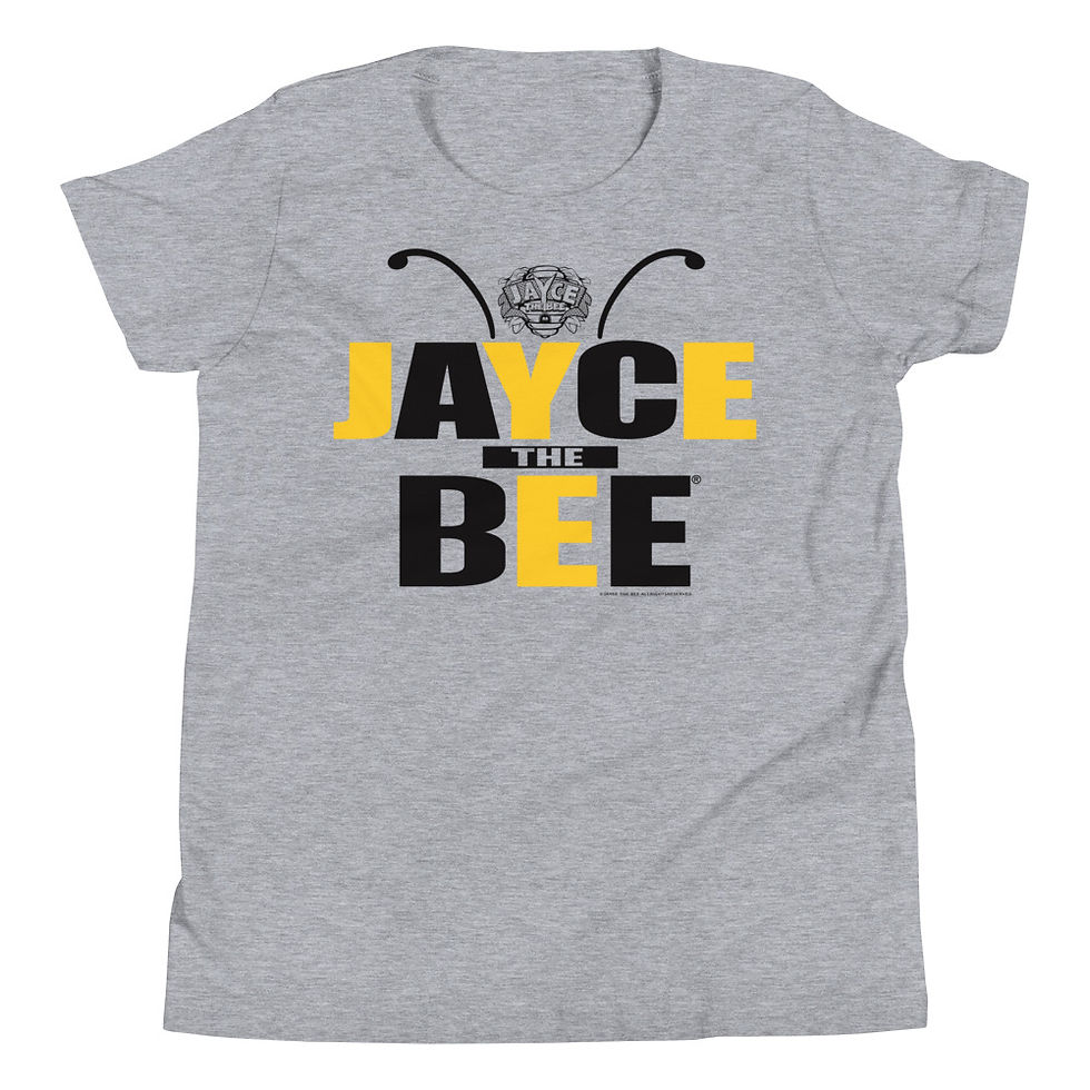 Thumbnail: JAYCE THE BEE: Rock The Bee Youth Short Sleeve T-Shirt