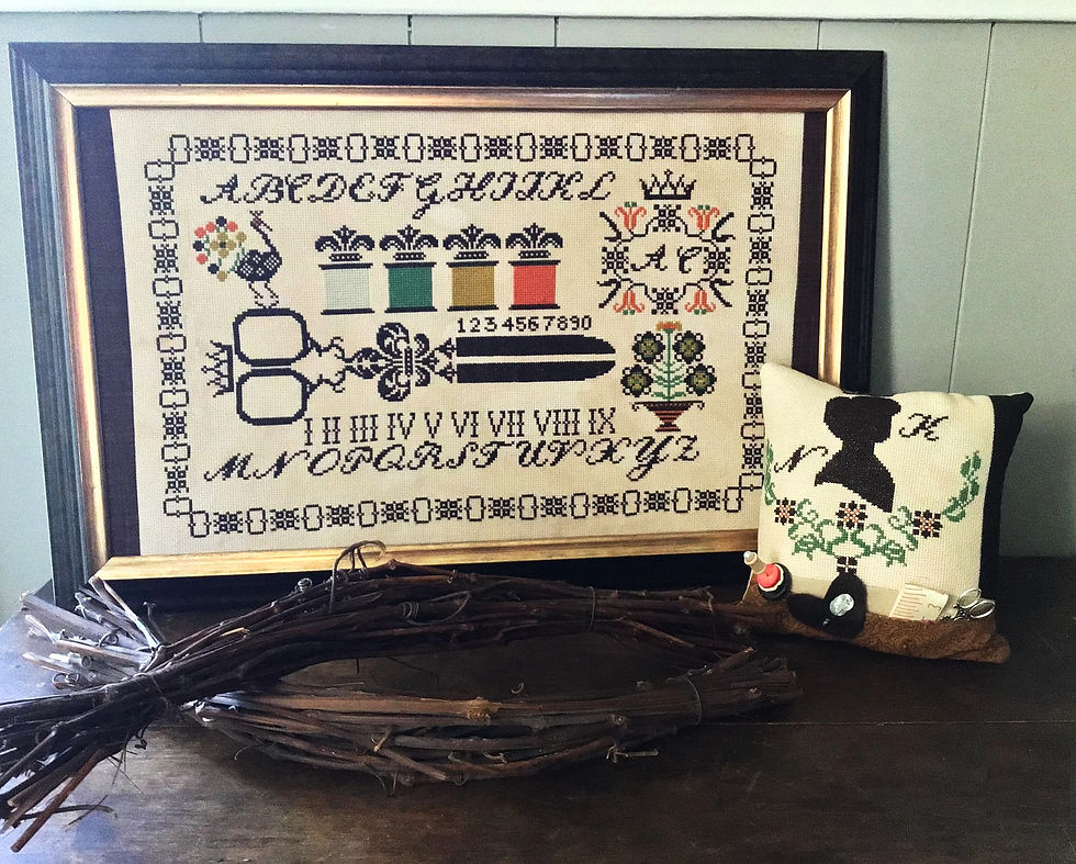 Stitch Tool Box Sampler and Pincushion