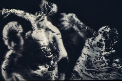 Live visuals for performance with sound artist Heikki Lindgren. Foto: Random Doctors