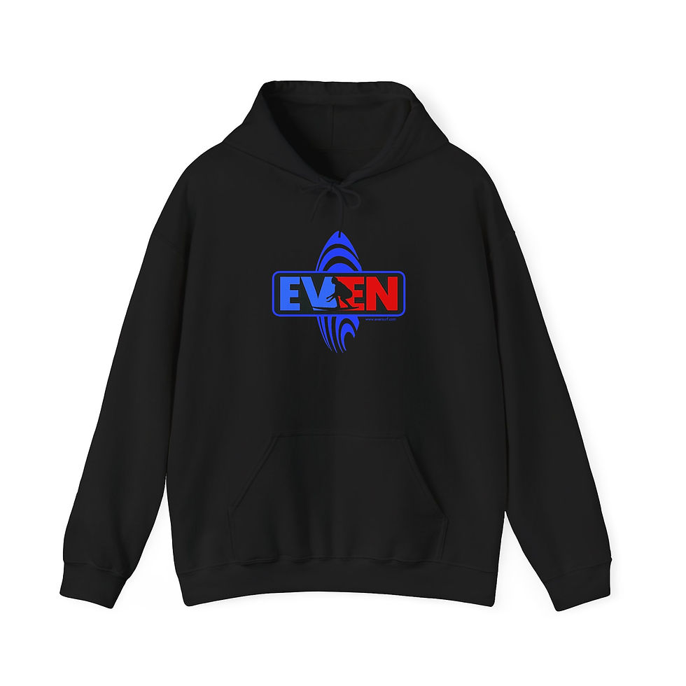 Unisex EVEN Pro Logo Black Hoodie