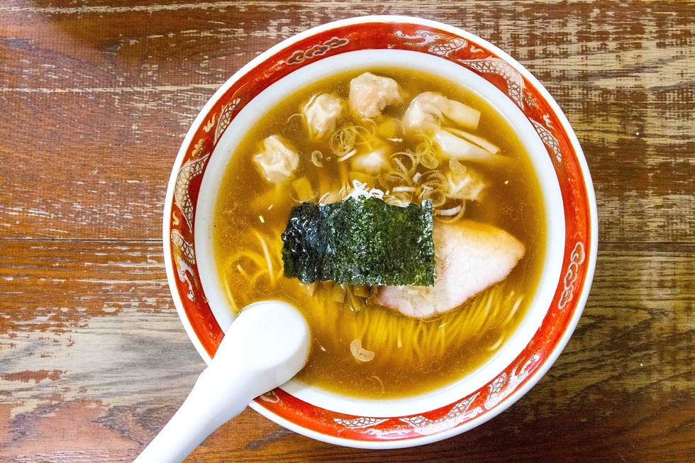 Dumpling Ramen in Meguro at Kazuya
