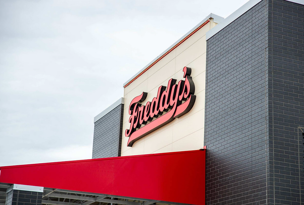 Freddy's Storefront Sign