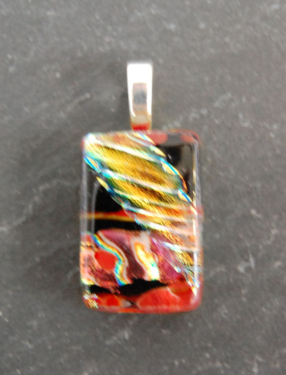 Karg Art Glass Dichroic Pendant