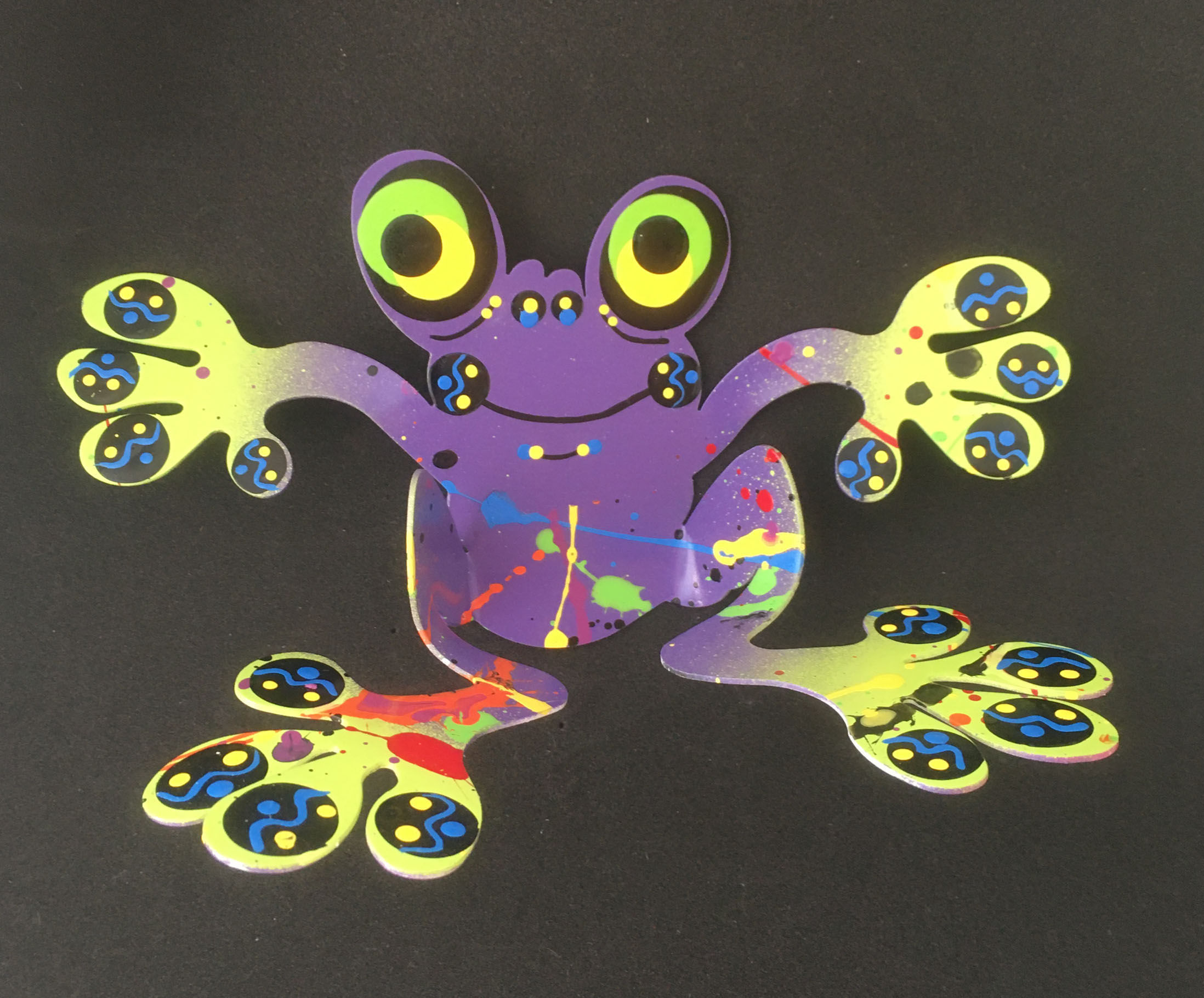 Graham Metal Art - Sitting Frog Magnets