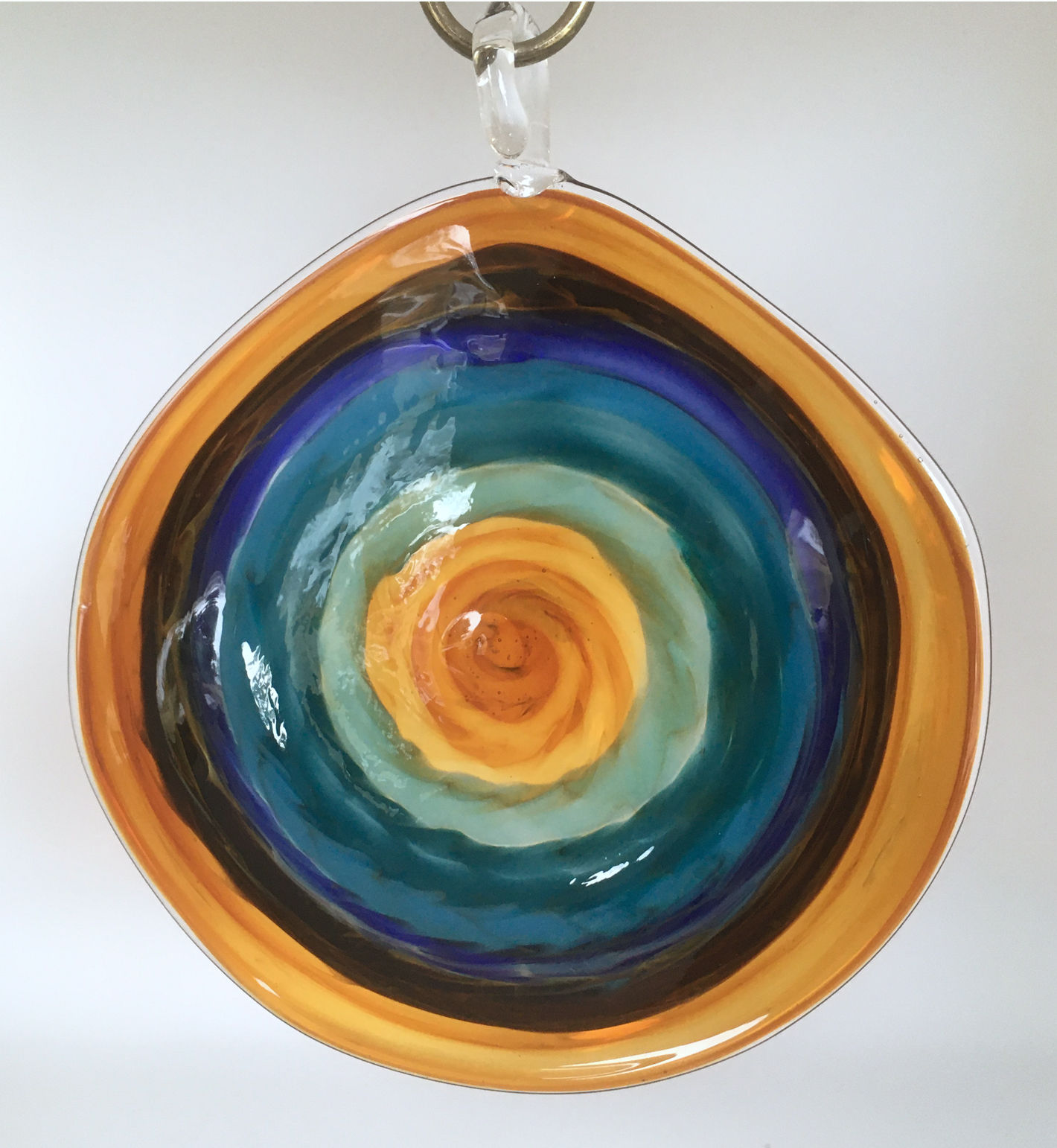 Loewer Glass Bullseye Disc