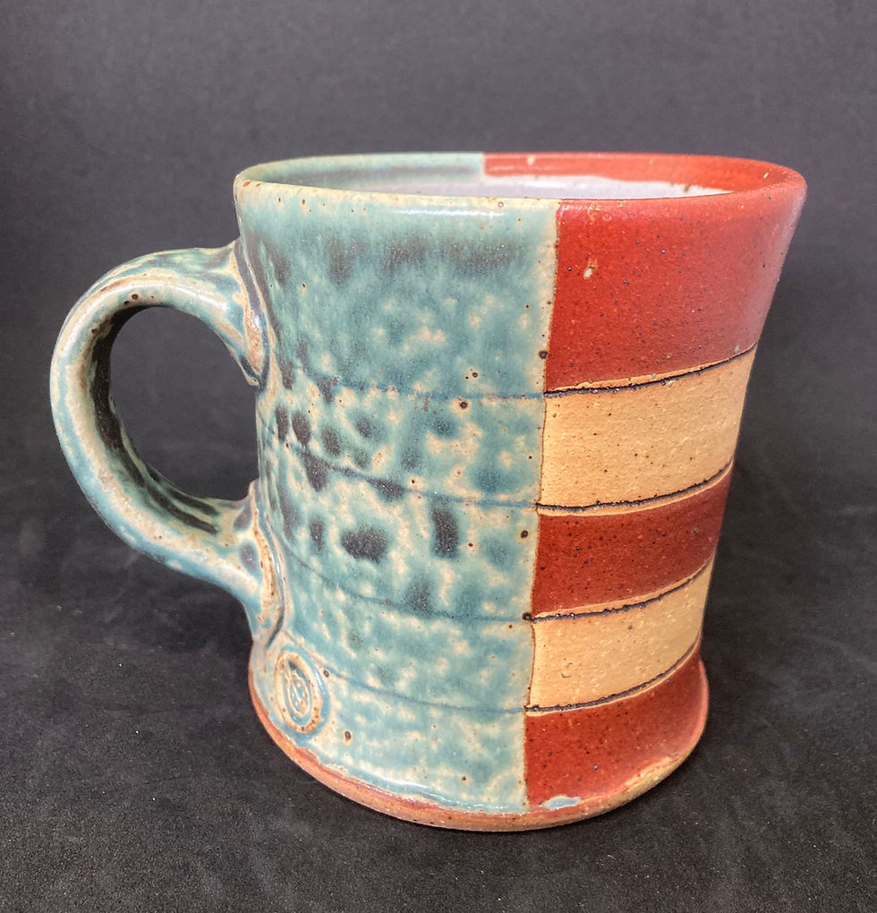 Thumbnail: Marty Fielding Striped Mugs