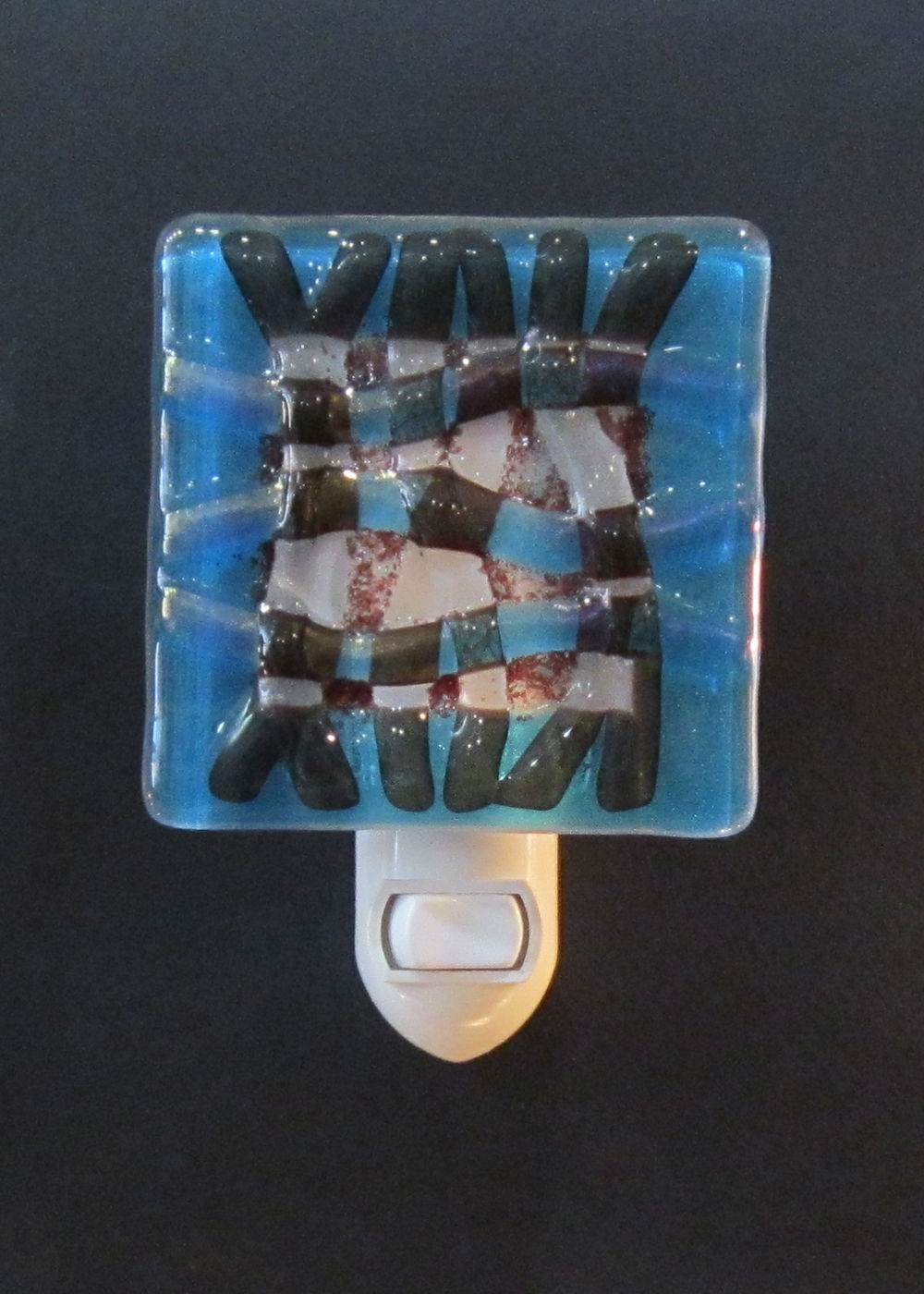 Shepardson Fused Glass Nightlight