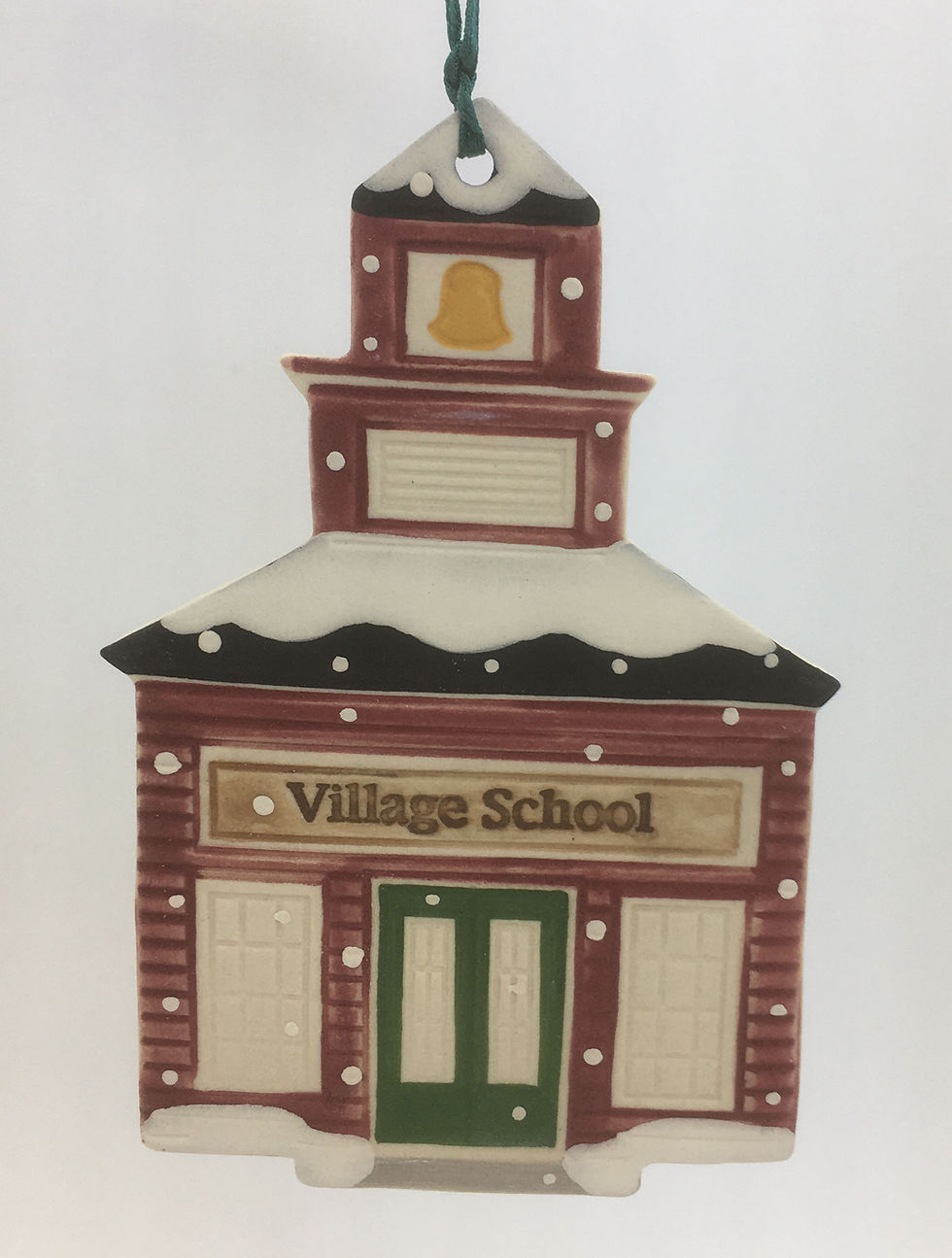 Tewksbury Porcelain Ornament - Village School