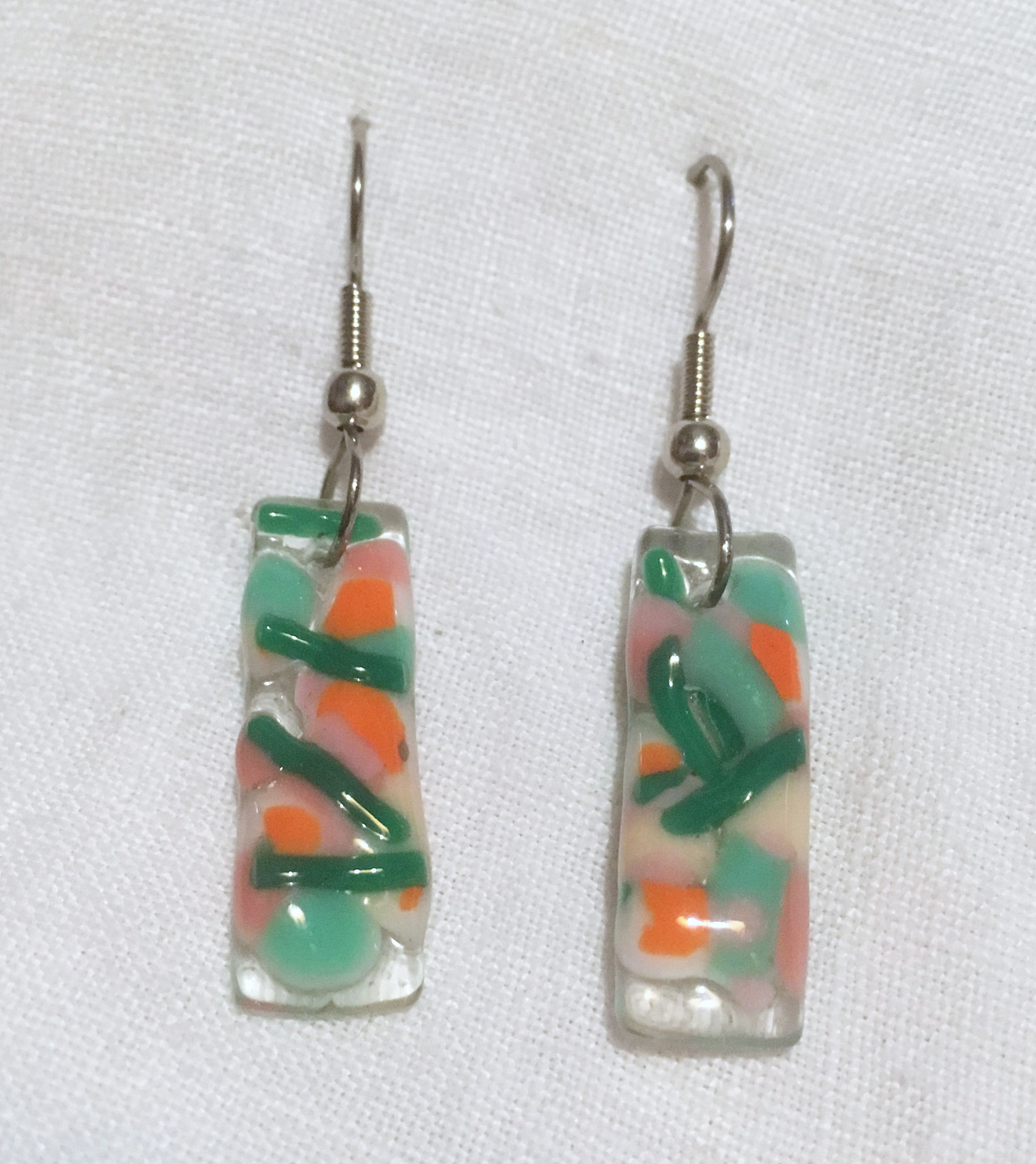 Goldsmith Fused Glass Earrings
