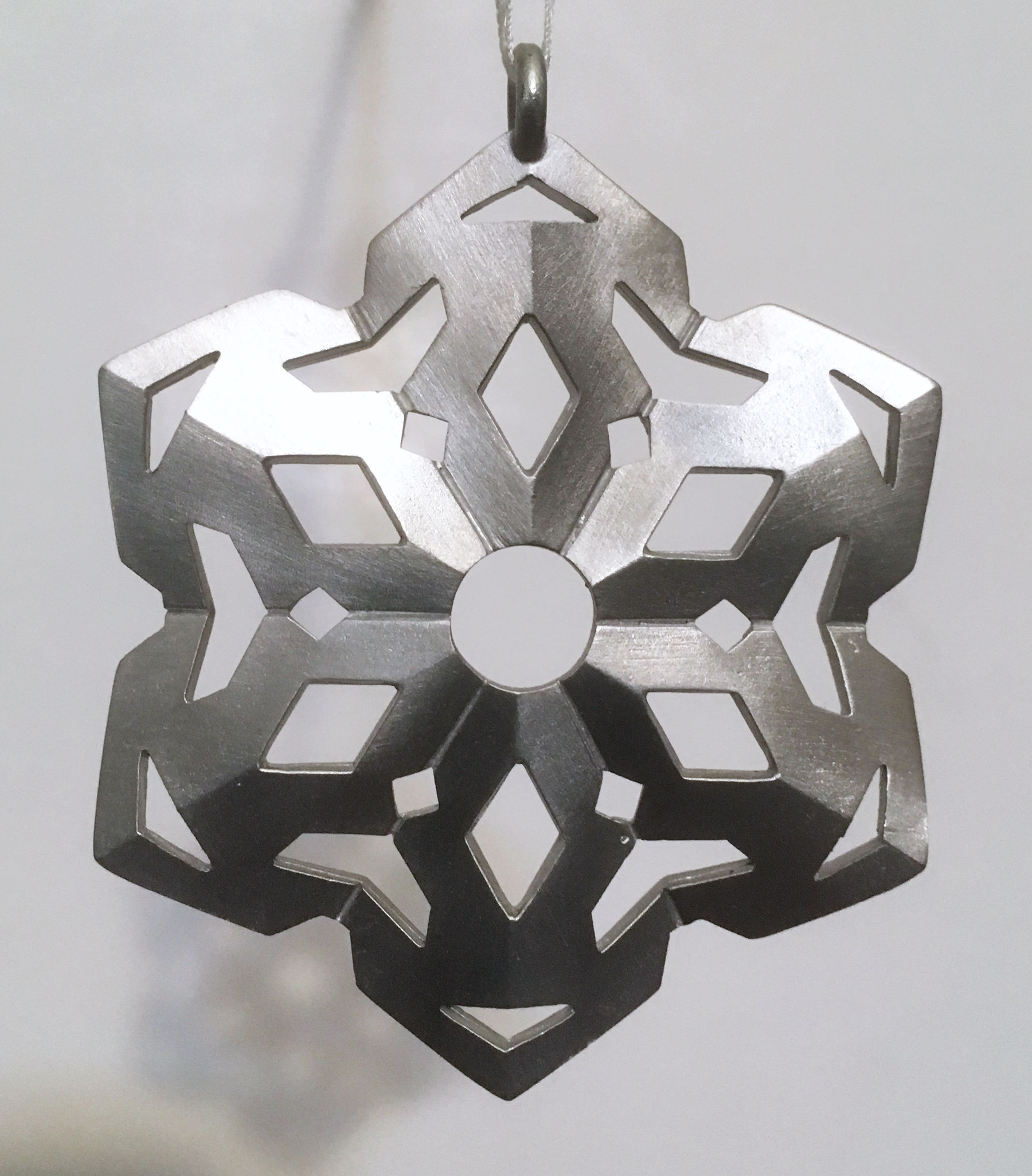 Vilmain Pewter Snowflake Ornaments