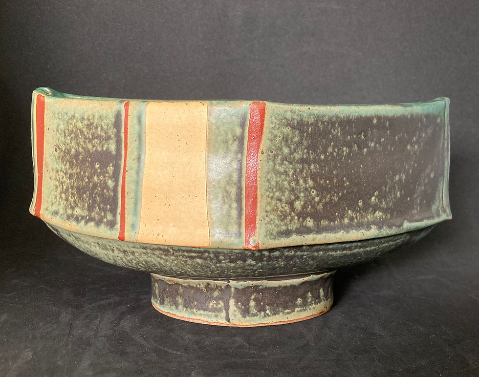 Thumbnail: Marty Fielding Footed Diamond Bowl
