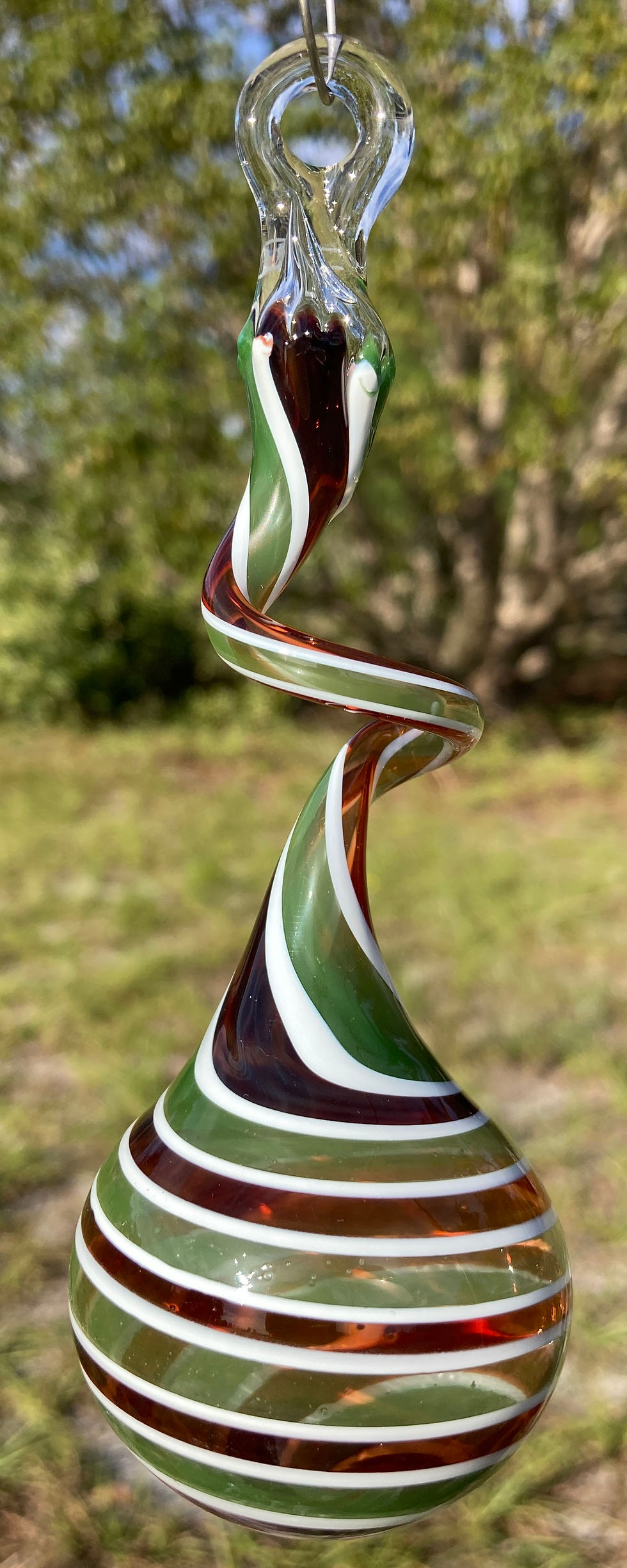 Thumbnail: Probstein Glass Bulb Bottom Ornament