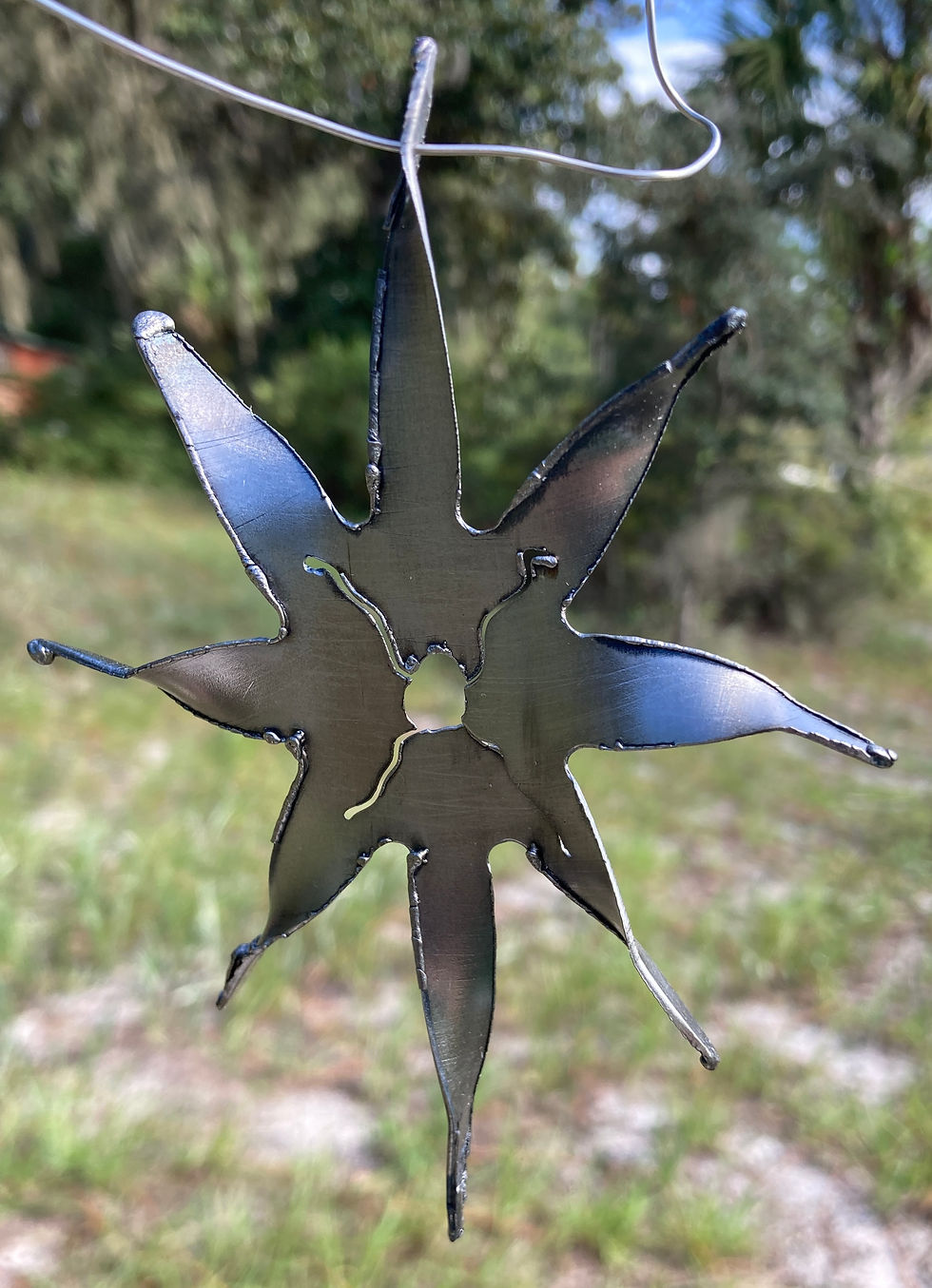 Thumbnail: Metallic Evolution Steel Star Ornament