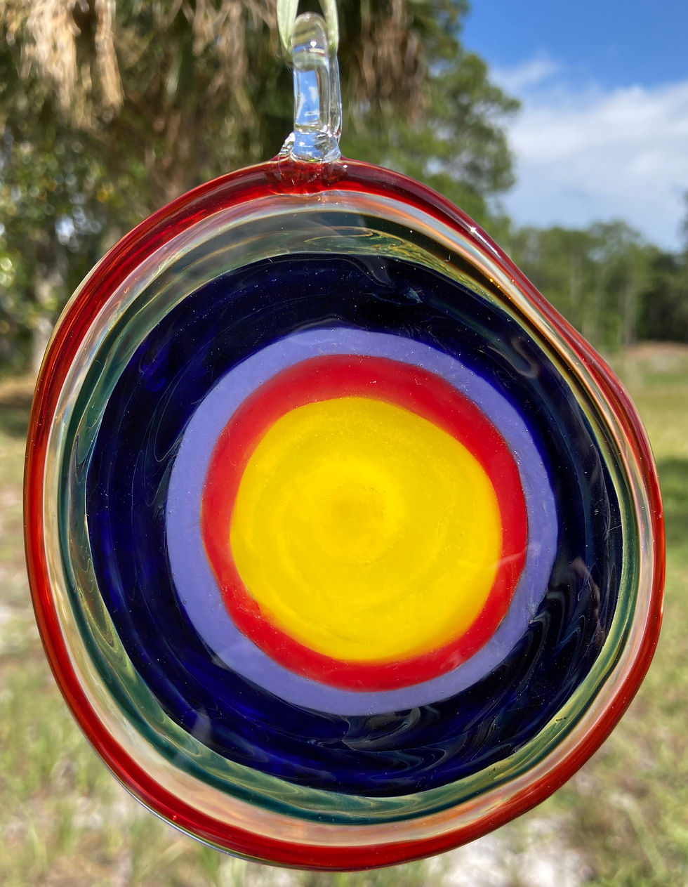 Thumbnail: Loewer Glass Bullseye Disc