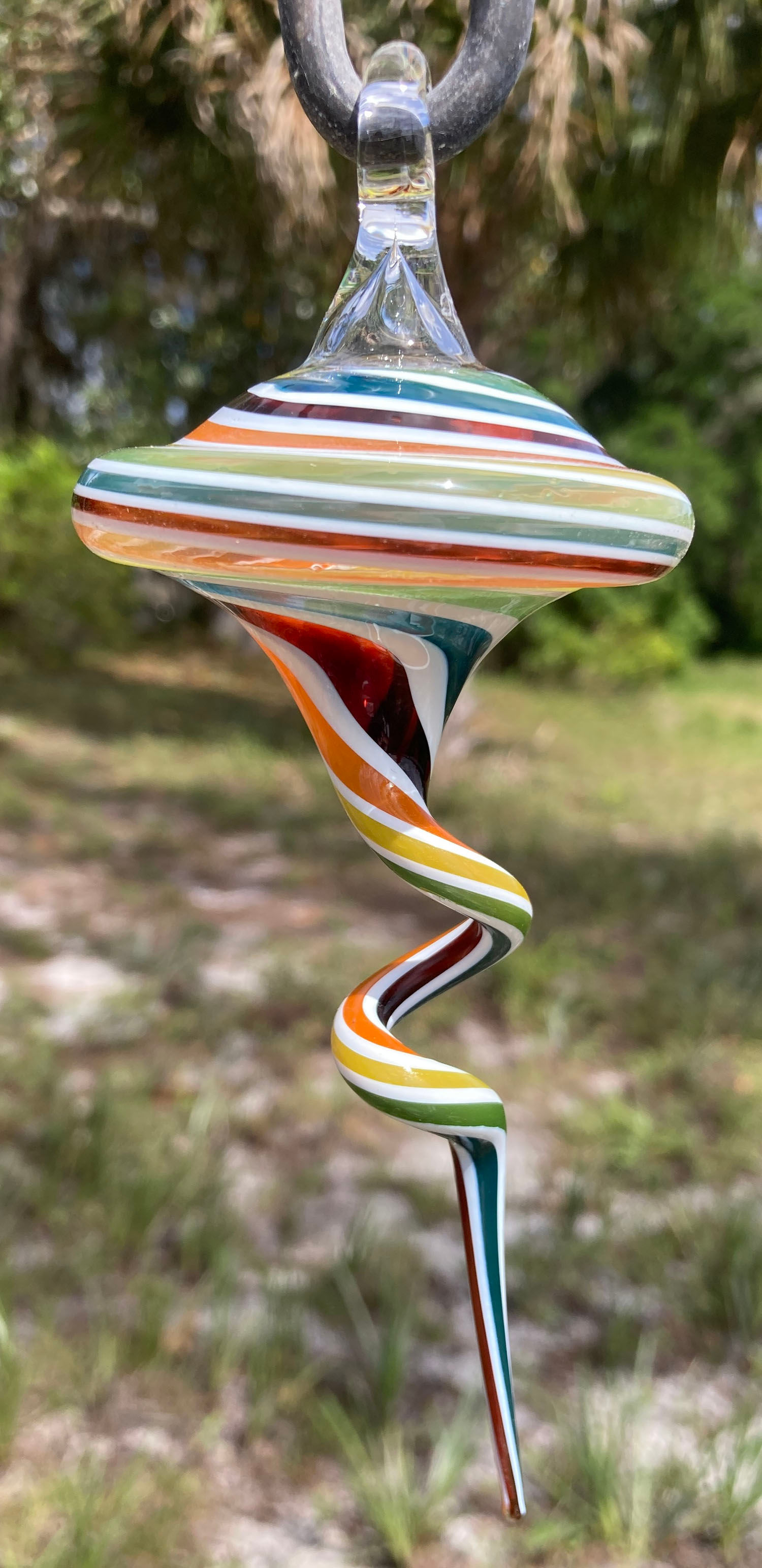 Probstein Glass Saucer Top Ornament