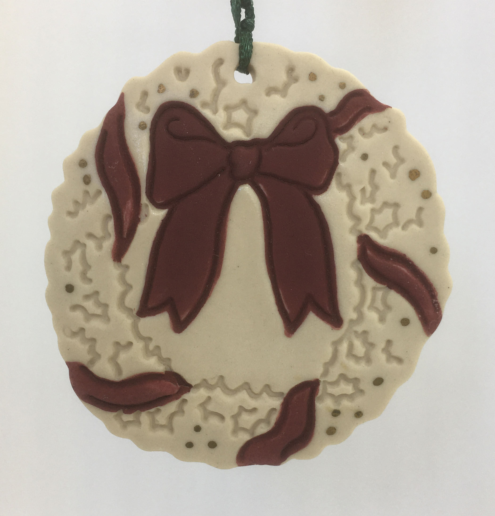Tewksbury Porcelain Ornament - Wreath