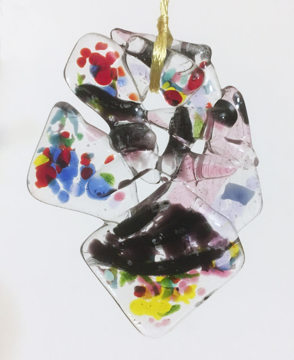 Thumbnail: Galloway Fused Glass Suncatchers