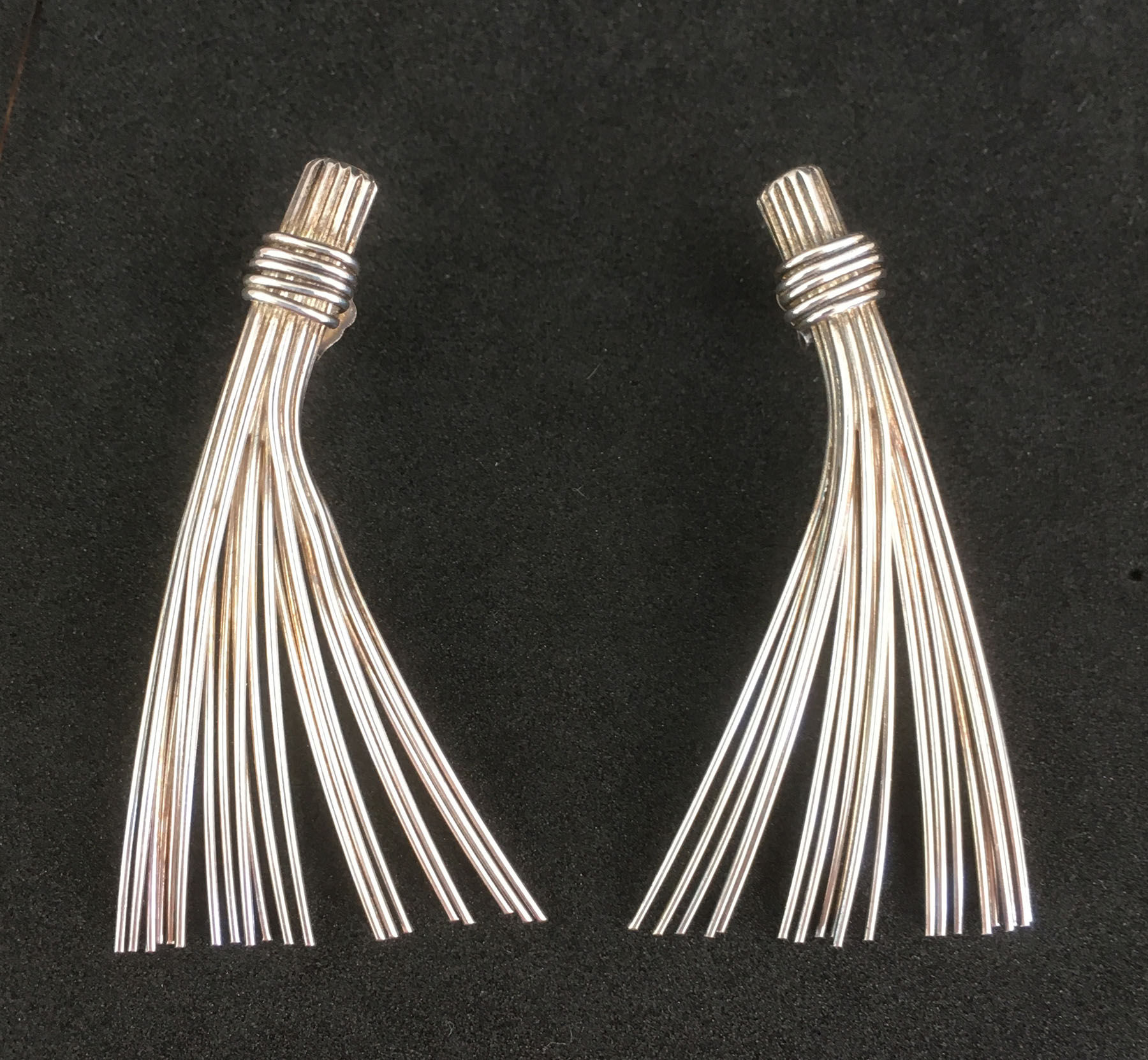 Kallima Sterling Silver Post Earrings
