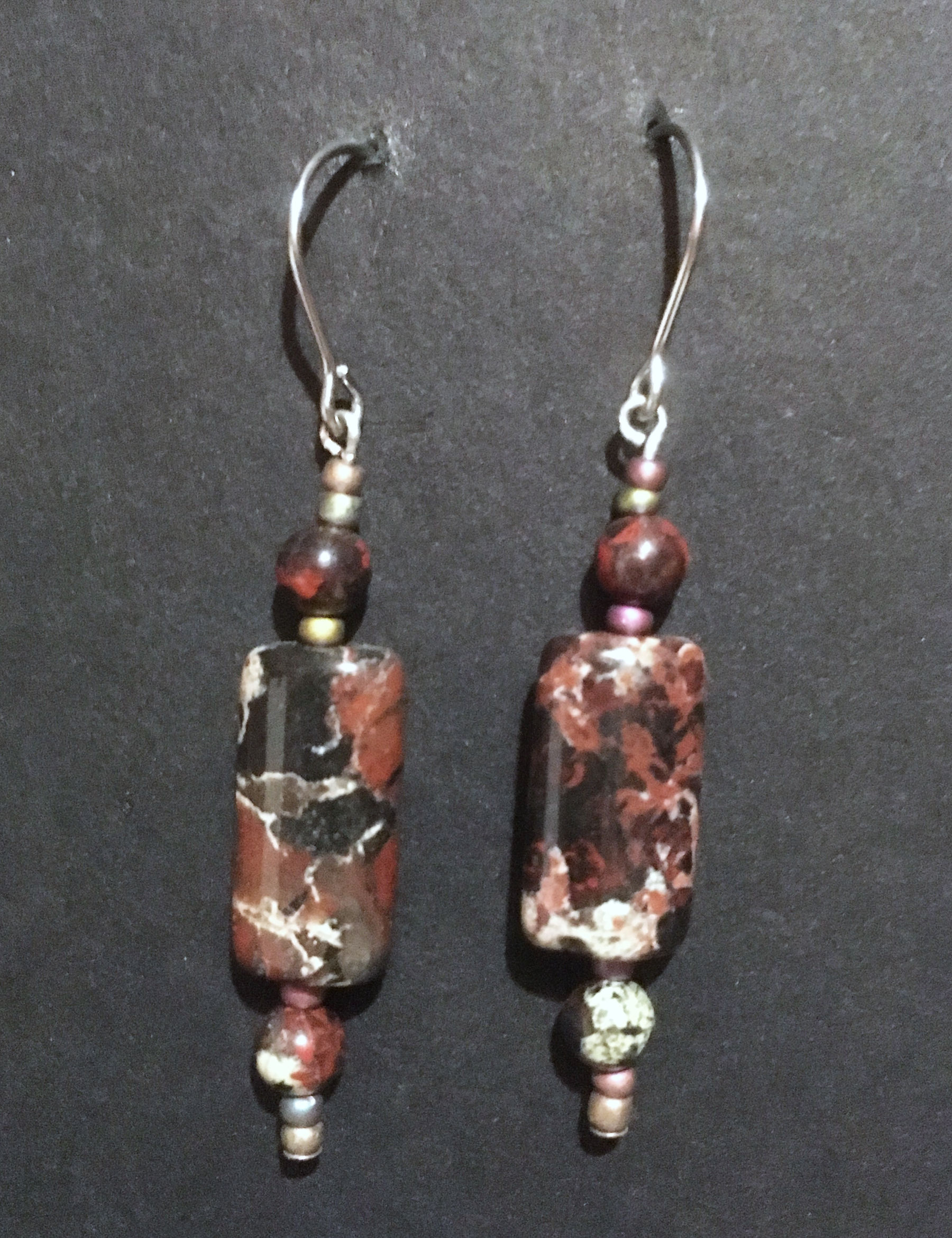 Galloway Mahogany Jasper Earrings