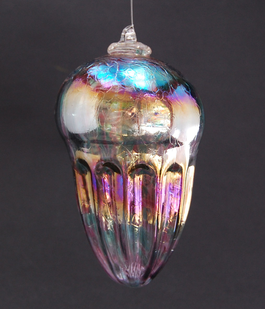 California Glass Acorn Ornament
