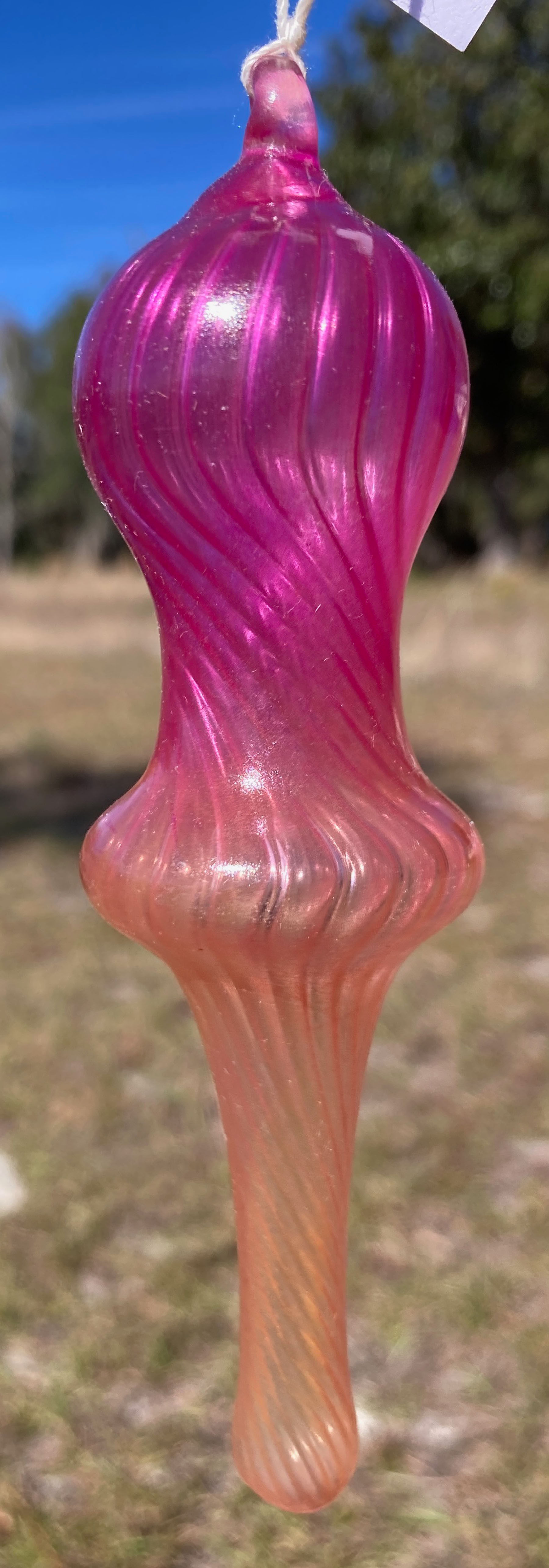 Brian Schmitt Glass Ornaments - Gold Pink