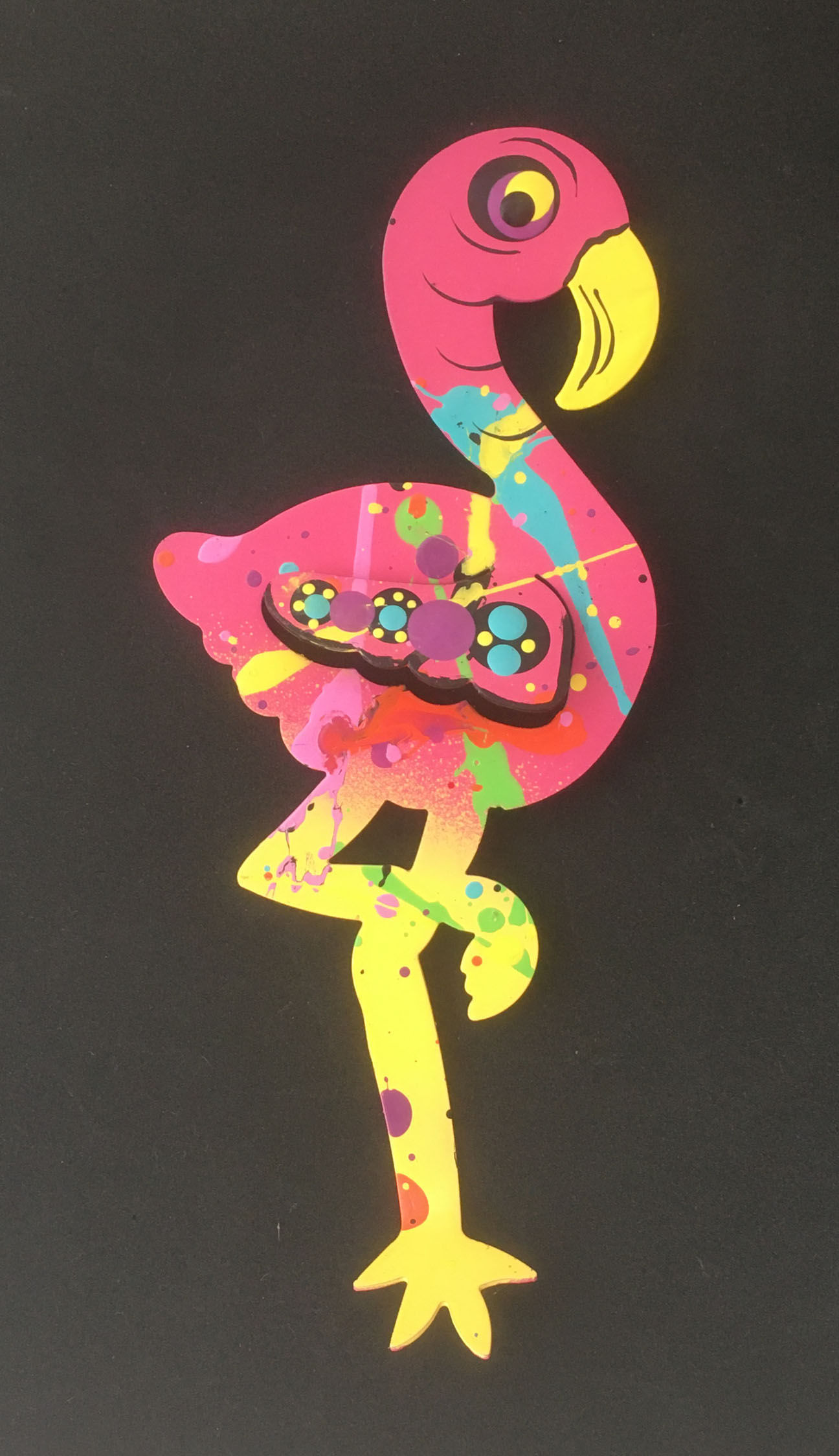 Graham Metal Art - Flamingo Magnets