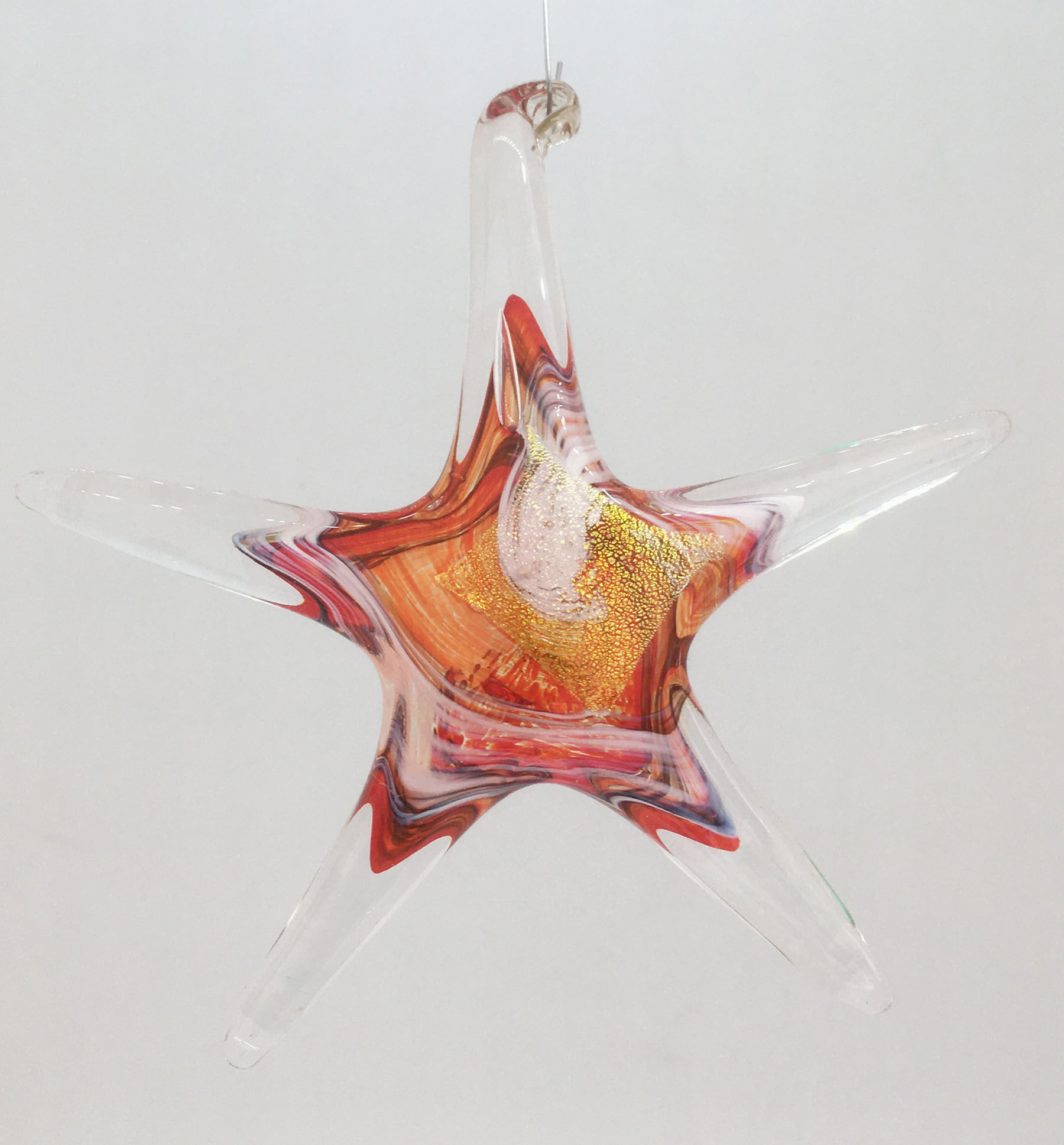 Luke Adams Glass Star Ornaments