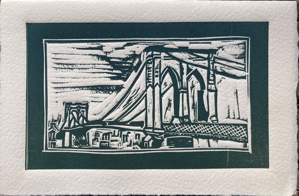 Norton's Cove Note Cards - Brooklyn Bridge
