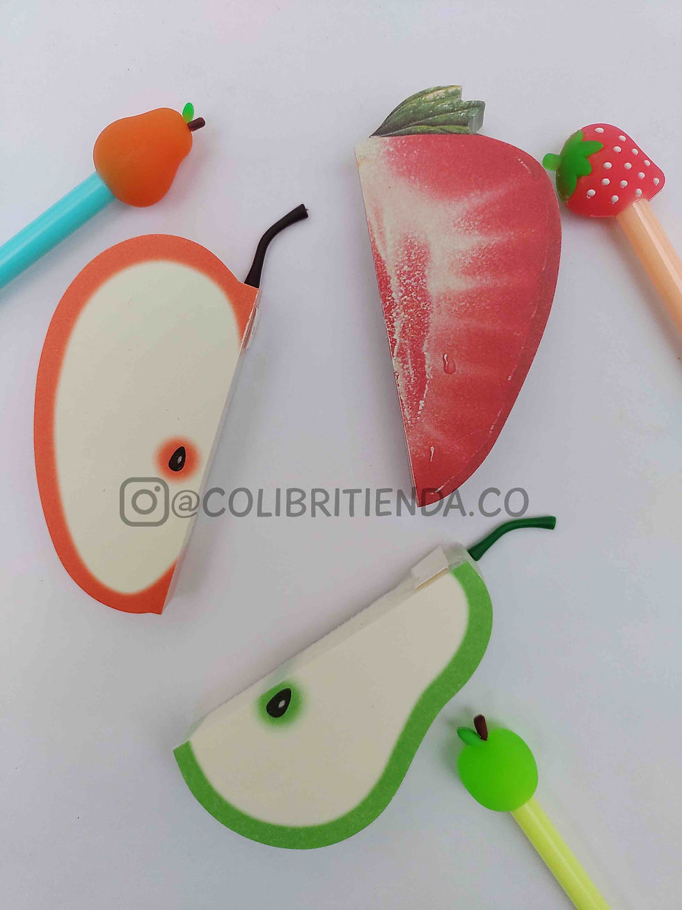 Miniatura: Post it de frutas 3D
