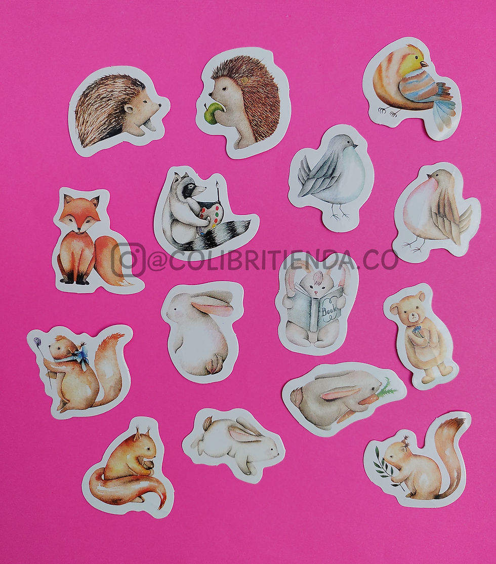 Miniatura: Stickers diseños del bosque