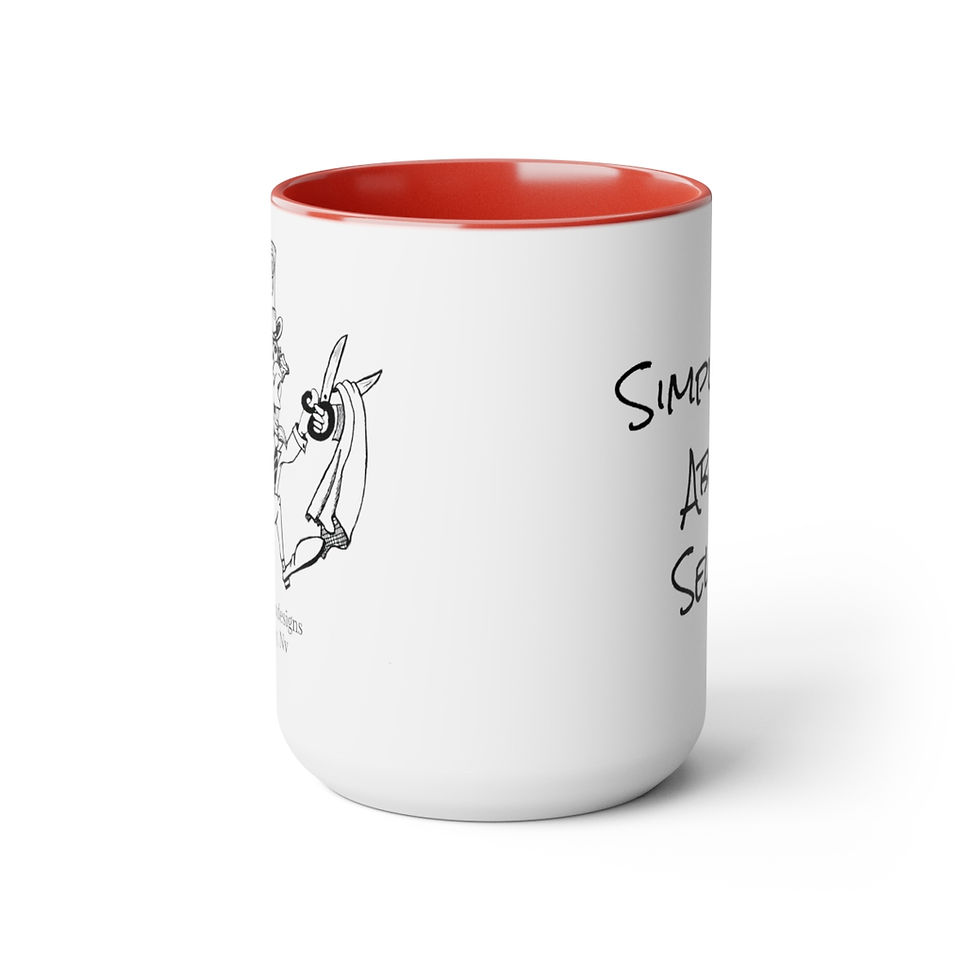 Thumbnail: Two-Tone Coffee Mugs, 15oz