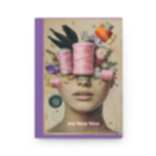 Artistic Hardcover Journal - 'Sew Many Ideas' with Crafting Themes