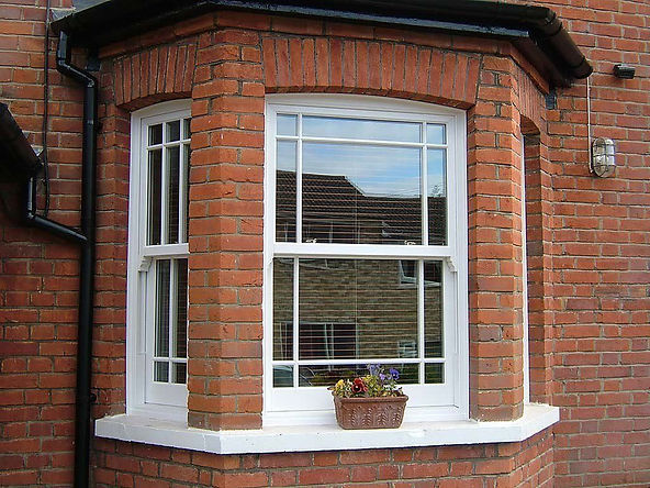 house with restored bay window