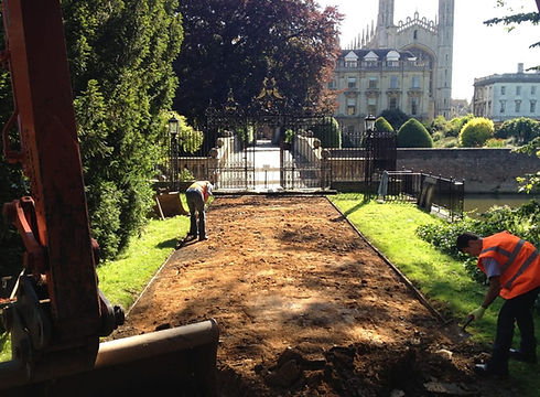 Resin Driveway Being Installed
