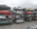 cars in a scrap yard