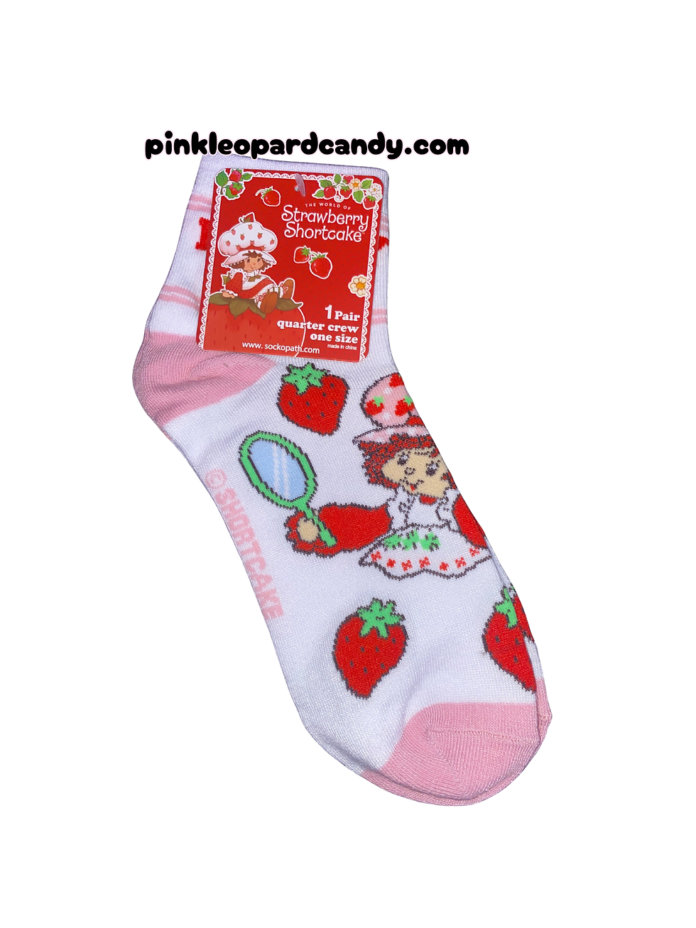 Strawberry Shortcake "berry cute" Sock