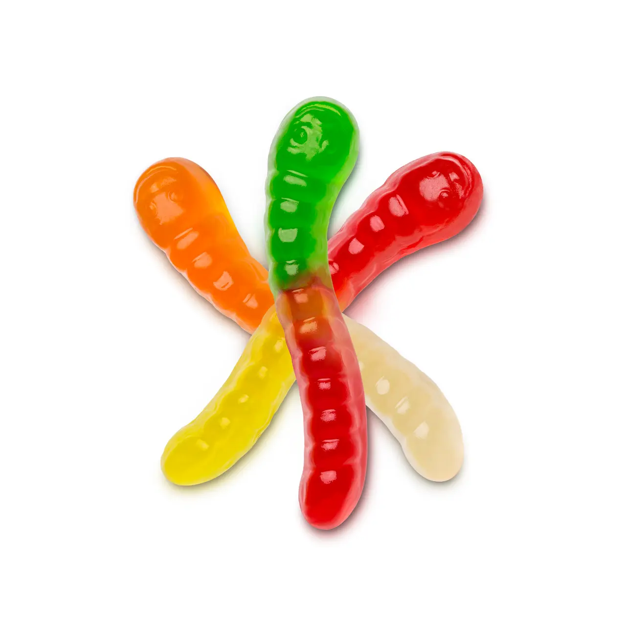 Mini Assorted Fruit Gummi Worms